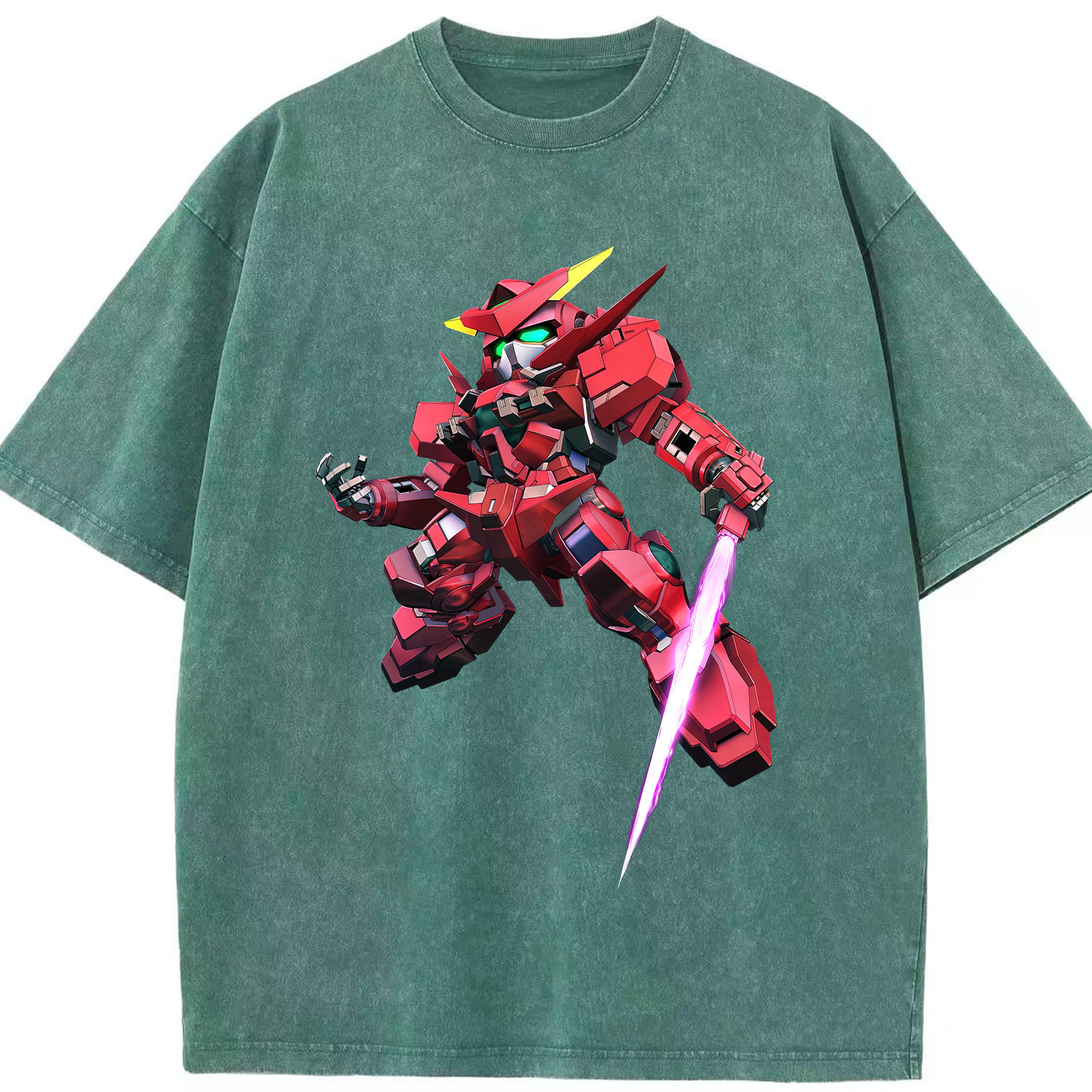 （画像用） 機動戦士ガンダム Mobile Suit Gundam 綿100% ヴィンテージ風 半袖Tシャツ（フロントプリント）